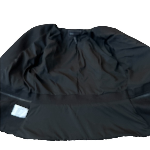 ❄️ BCBG Faux Fur Lined Jacket polyester, wool and cotton Black Med - Picture 5 of 15